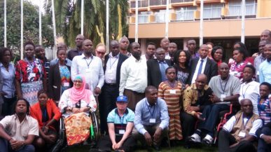 (Amplifying the voices of PWDs) in national plans and budgets in Uganda