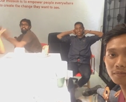 Reporting through a vlog!