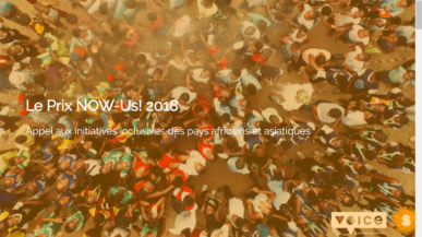 Prix NOW-Us (NOthing about Us Without Us !)