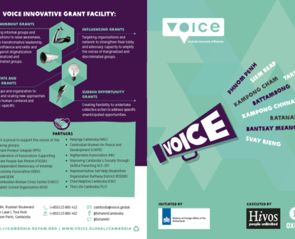 Brochure Voice Oxfam in Cambodia