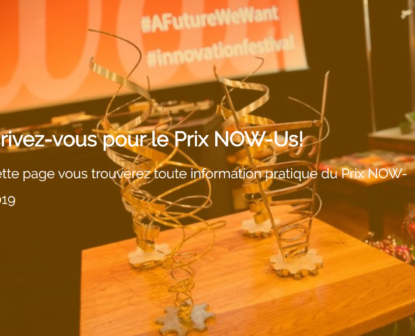 Le Prix NOW-Us! 2019 est la à nouveau