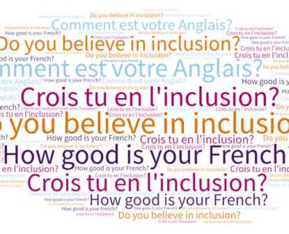 How good is your French?C’est quoi votre niveau d’ anglais?