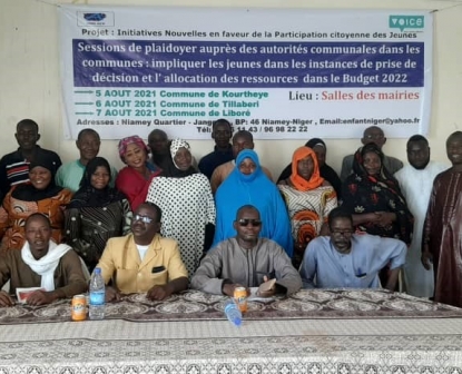 Initiatives nouvelles en faveur de la participation citoyenne des jeunes dans la Région de Tillabéri