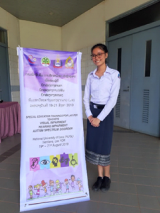 Stories from a Youth Volunteer at the Disability Services Center in Lao PDR 
