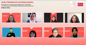A screenshot of webinar participants in Zoom
