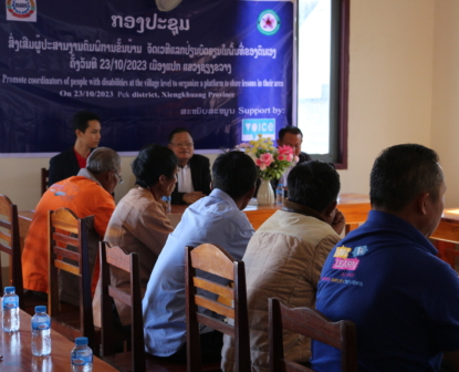 The power of collective support for People with Disabilities in Laos