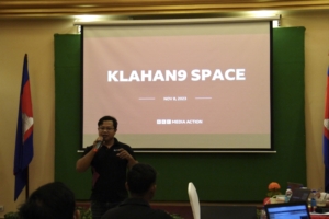 BBC Media Action sharing about the KLAHAN9 Space Project