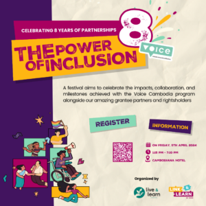 A brief background on "The Power of Inclusion" event of Voice Cambodia